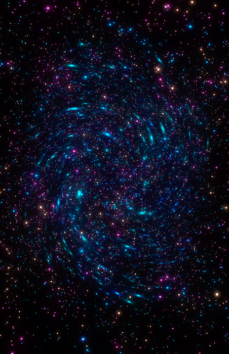 Hermosos GIFs del espacio y el universo. 100 imágenes animadas