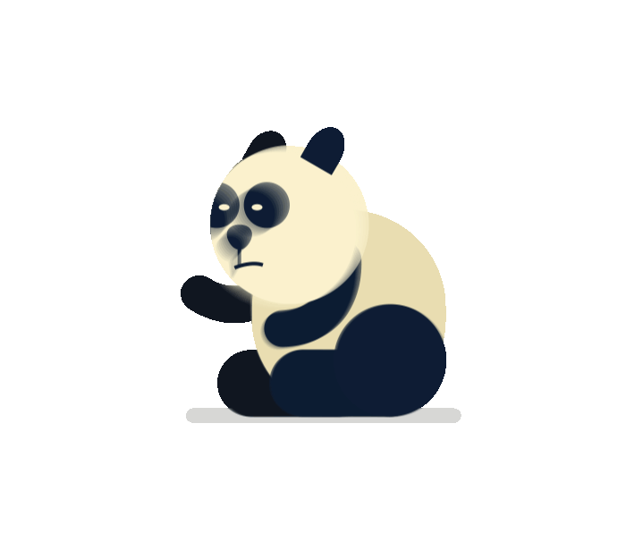 Transparent Cartoon Panda Gif - pic-dongle