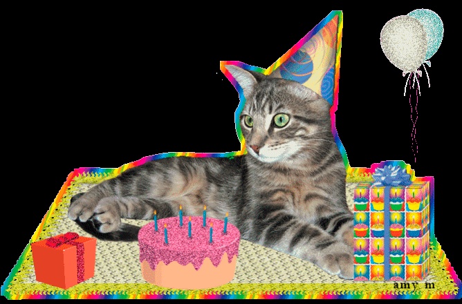 Le Gif Con Compleanno Di Gatto 40 Immagini Animate Gratuite