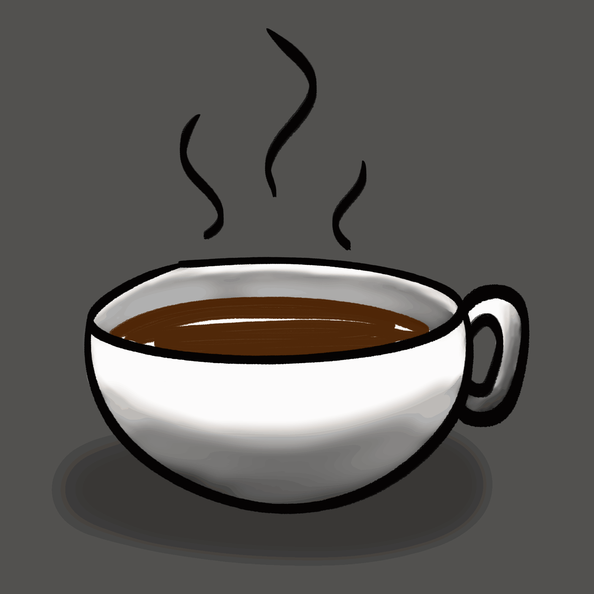 Анимированные GIF изображения кофе.