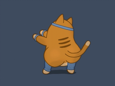 dancing cat 14