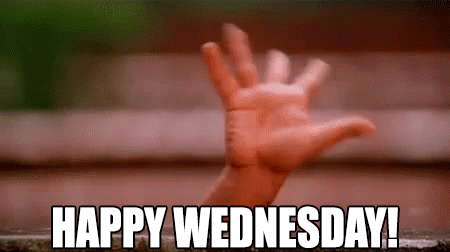 Animated GIF images to wish anyone a Happy Wednesday.