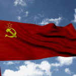 GIFy radzieckiej flagi - 30 animowanych obrazów