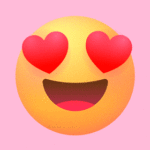 Le GIF con occhi di cuori - 70 emoji d'amore animati