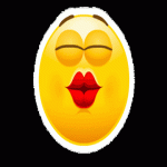 Całowanie emoji GIF-y - 42 animowane emotikony za darmo