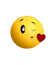 Całowanie emoji GIFy - 42 animowane emotikony za darmo