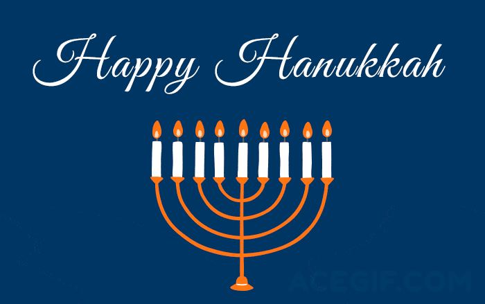 Happy Hanukkah GIFs - Unique Animated Greeting Cards For Free