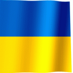 التلويح بعلم أوكرانيا GIF