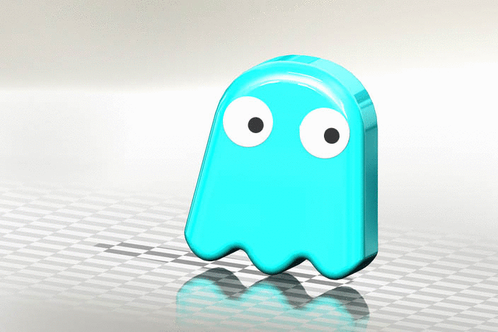 51-3d-blue-ghost-looking-around