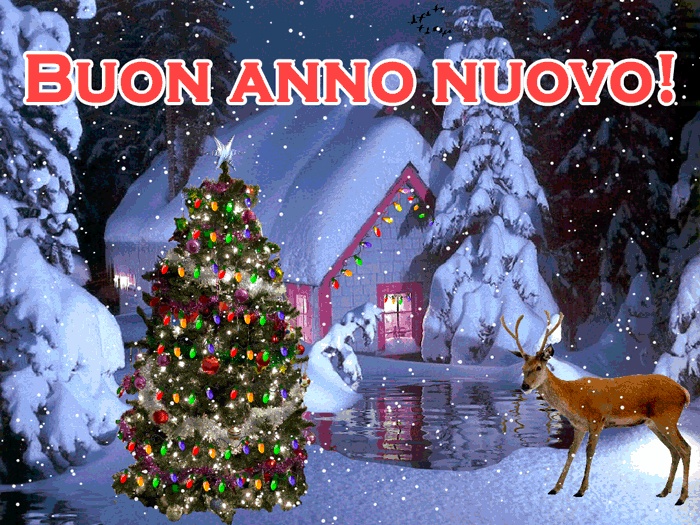 Cartoline Animate Buon Natale.Le Gif Animate Per Augurare Buon Anno 70 Cartoline Con Auguri