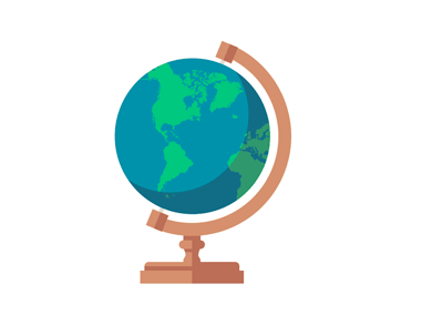 Le GIF del globo. Terra rotante su immagini animate gratuitamente