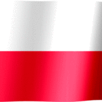 Польский флаг на гифках - 26 анимированных GIF изображений