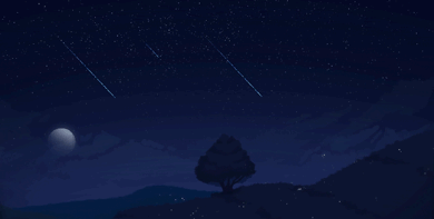 GIFs de la Estrella Caída - 85 imágenes animadas de estrellas fugaces