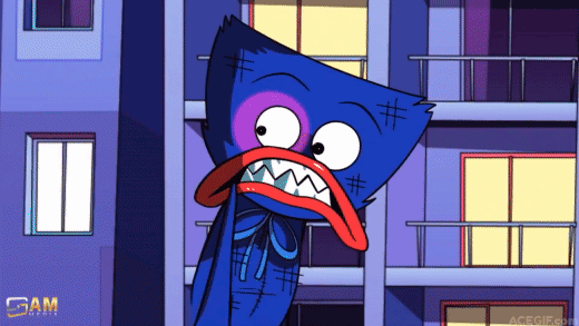 ハギーワギーGIF、面白いまたは怖いハギーワギーアニメーション画像