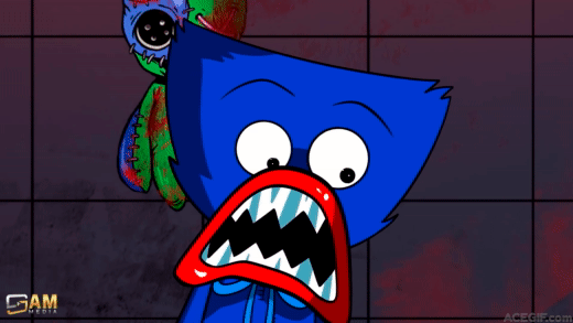ハギーワギーGIF、面白いまたは怖いハギーワギーアニメーション画像
